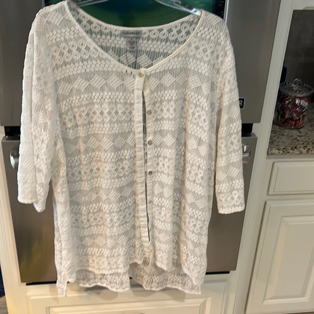 White lace top/jacket